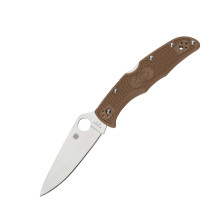Нож Spyderco Endura 4 FRN Flat Ground, коричневый