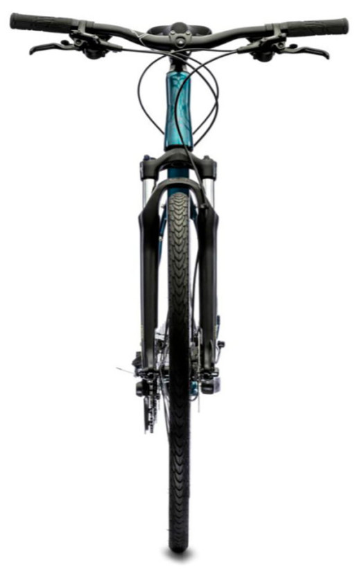 Велосипед Merida 2021 crossway 100 s(47) teal-blue(silver-blue/lime)