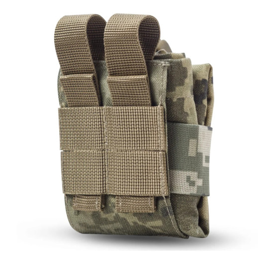 Сумка сброса магазинов.Ukrarmor Крепление Molle. Cordura 500D Пиксель