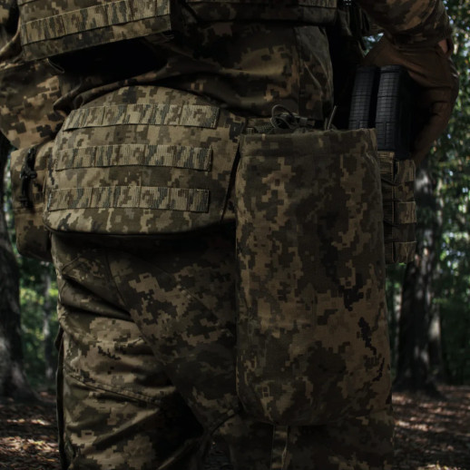 Сумка сброса магазинов.Ukrarmor Крепление Molle. Cordura 500D Пиксель