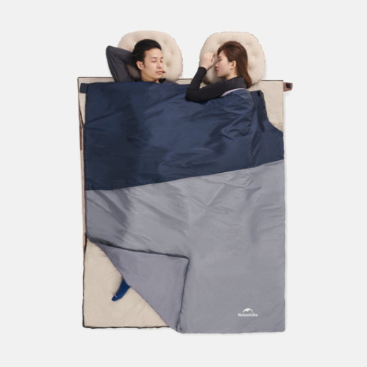 Спальный мешок Naturehike LW180 CNK2550WS026 Sunny Day PL01, (14°C) XL коричневый