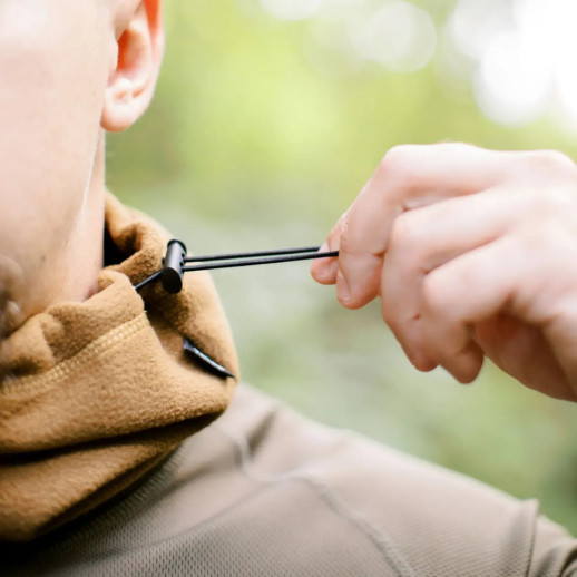 Повязка флисовая Tribe Neck Warmer с затяжкой T-KF-0020 OS, coyote