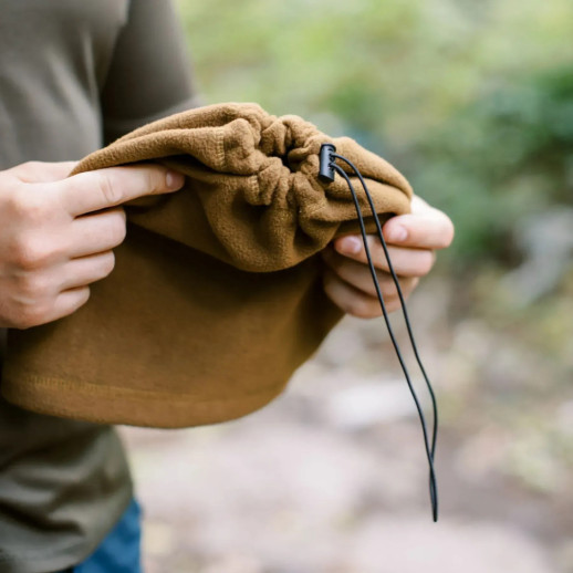 Повязка флисовая Tribe Neck Warmer с затяжкой T-KF-0020 OS, coyote