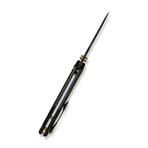 Нож складной туристический Civivi Wellmax (9.1 см) 14C28N / Aluminum черный / желтый