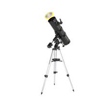 Телескоп Bresser Pollux 150/1400 EQ3 Solar Carbon с солнечным фильтром и адаптером для смартфона (4690900)