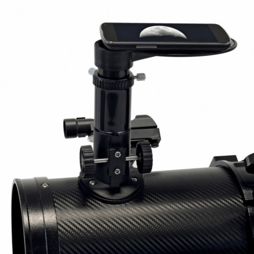 Телескоп Bresser Pollux 150/1400 EQ3 Solar Carbon с солнечным фильтром и адаптером для смартфона (4690900)