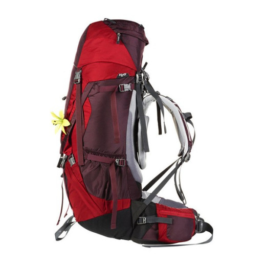 Рюкзак Deuter Aircontact SL, 60+10 л, aubergine-cranberry