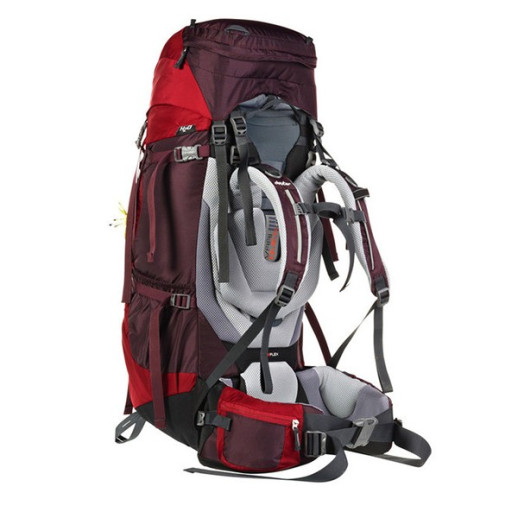 Рюкзак Deuter Aircontact SL, 60+10 л, aubergine-cranberry