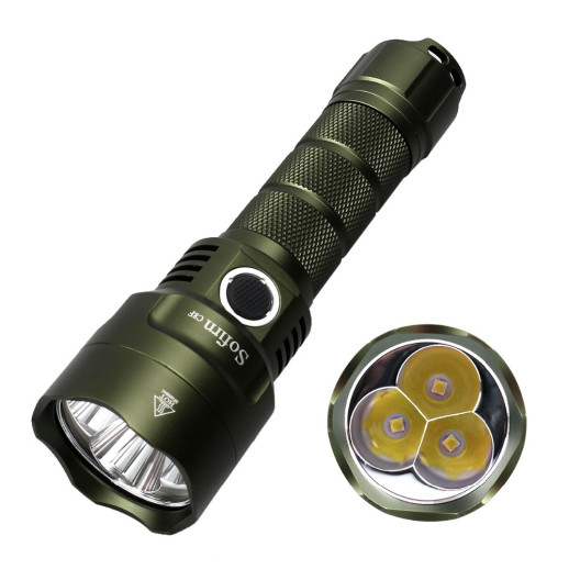 Ручной фонарь Sofirn C8F 3*CREE XP-L 3500 лм 1*21700