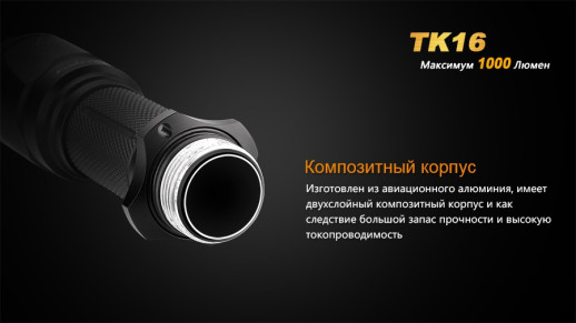Фонарь ручной Fenix TK16 XM-L2 U2 (повреждённая упаковка) УЦЕНКА