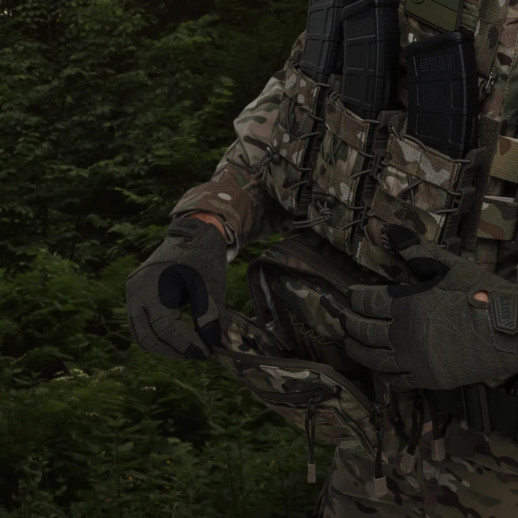 Сумка-напашник Ukrarmor PRO. Размер L(16х28 см). Материал Cordura 500D Мультикам