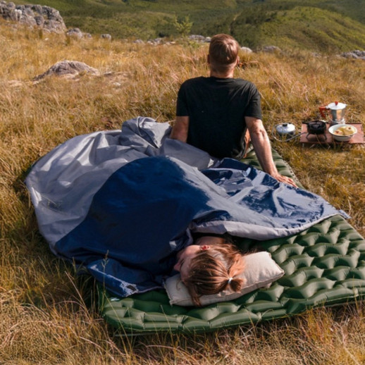 Спальный мешок Naturehike LW180 CNK2550WS026 Sunny Day PL01, (14°C) XL синий