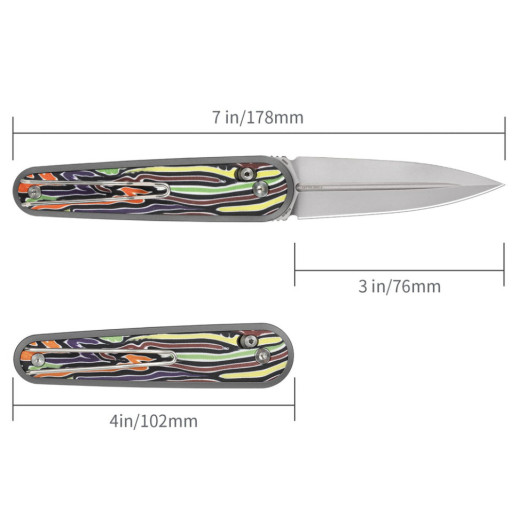Нож складной SRM Twin 251MB-GX, разноцветный