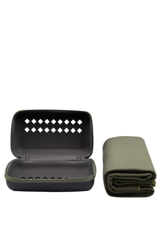 Полотенце из микрофибры TRAMP 75х150 XL dark-green UTRA-161