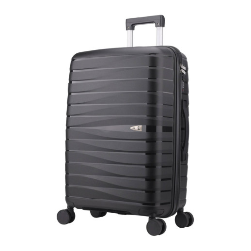 Чемодан Semi Line 24" (M) Black (T5911-3)