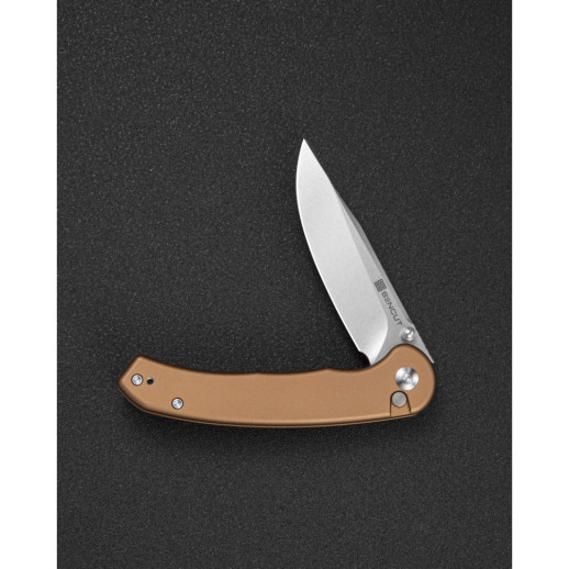 Нож складной туристический Sencut Ingot (8.2 см) D2 / Aluminum коричневый