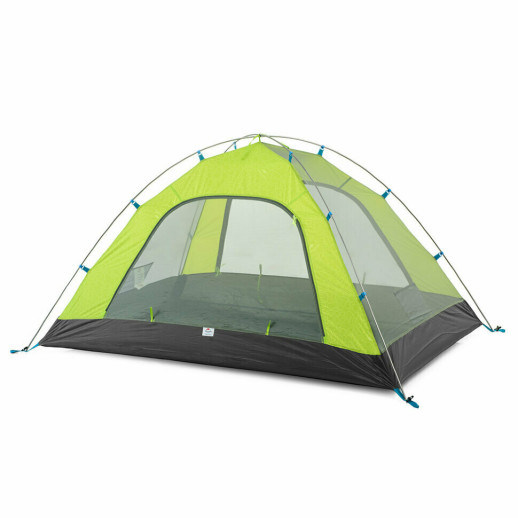 Палатка трехместная Naturehike P-Series NH18Z033-P 210T/65D, зеленая