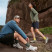 Носки туристические облегченные с амортизацией Naturehike CYY2611FS010, L, зеленые