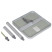 Стол Bo-Camp Peg Table 26x26 cm Grey (1402722)