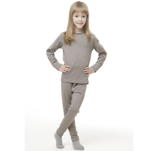 Термофутболка для Turbat Yeti Top Kids Steeple Gray - 104 - серый - KID
