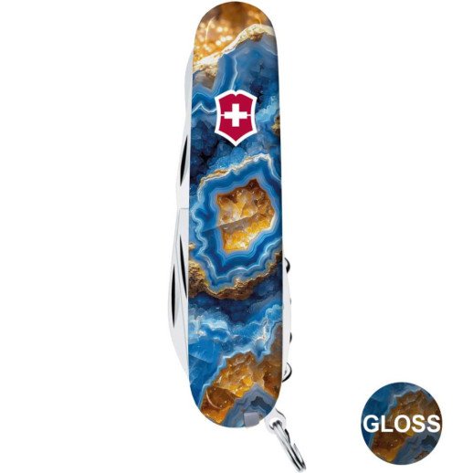 Складной нож Victorinox CLIMBER DESIGN Голубой агат