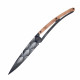 Нож Deejo Tattoo Wood Black 37 g, Juniper,