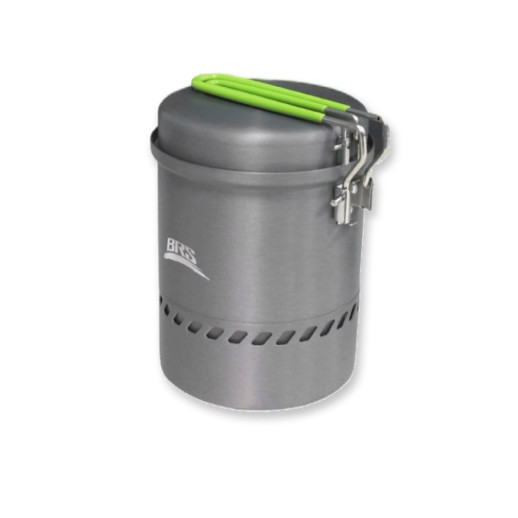 Набор туристической посуды (кастрюля + сковорода) BRS-TS19B, 1,7л, алюминий