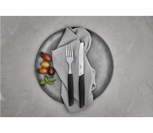 Столовая вилка Victorinox Swiss Modern, Table Fork, черный