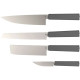 Набор кухонных ножей Butterfork Purest Set Dark Grey