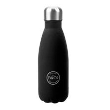 Термобутылка Summit B&Co Thermal Bottle Rubberized черная 350 мл