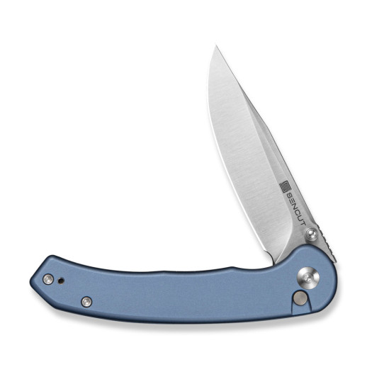 Нож складной туристический Sencut Ingot (8.2 см) D2 / Aluminum синий