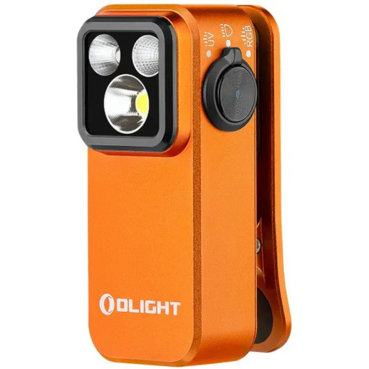 Фонарь Olight Oclip Pro S, оранжевый