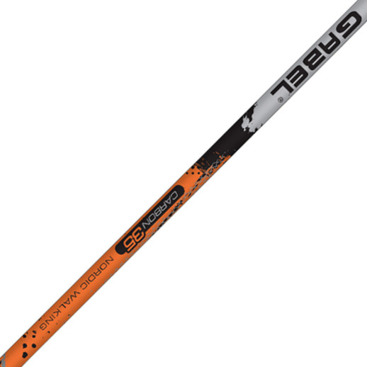 Палки для скандинавской ходьбы Gabel X-1.35 Active Knife Black/Orange 105 (7008361151050)