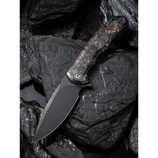 Нож складной Civivi Praxis Shredded Carbon Fiber C803I