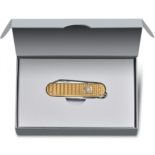 Нож Victorinox Сlassic SD Precious Alox Brass Gold 06221.408G