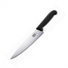 Нож кухонный Victorinox Fibrox Carving разделочный 22 см, прямая заточка