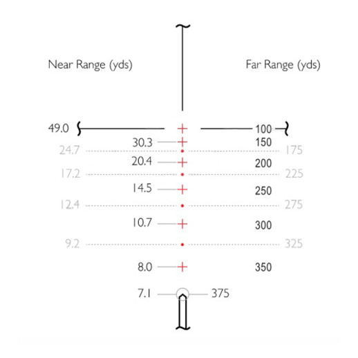Прицел Hawke Vantage IR AO 4-16х50 сетка .17HMR с подсветкой 1"