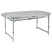 Стол Bo-Camp Premium Oval 150x80 cm Grey (1404405)