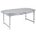 Стол Bo-Camp Premium Oval 150x80 cm Grey (1404405)