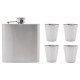 Подарочный набор 6 предметов: фляга, 4 рюмки, чехол, Outdoor BergHOFF (8500223)