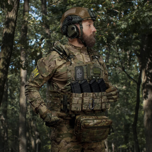 Сумка-напашник Ukrarmor PRO. Размер XL (19х26 см). Материал Cordura 500D Мультикам
