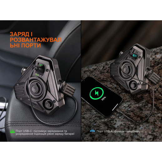 Фонарь кемпинговый сверхмощный Fenix CP50R 5500лм, 4 цвета диодов