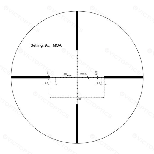 Прицел оптический Vector Optics C3 3-9x32 (25,4 мм) illum. SFP