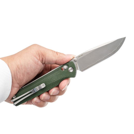 Нож складной SRM Terrier 258L-MG2, зеленый