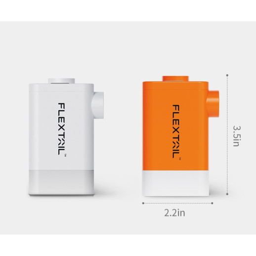 Насос-фонарь-powerbank кемпинговый Flextail Max Pump 2 Plus, белый
