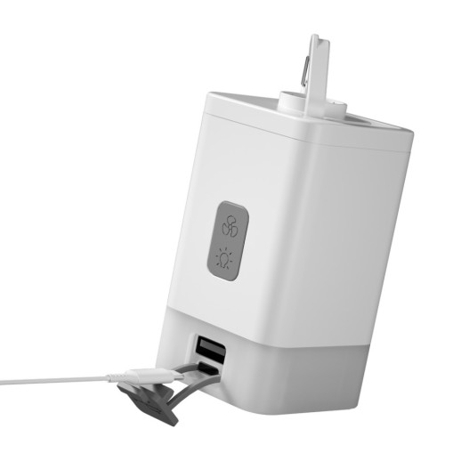 Насос-фонарь-powerbank кемпинговый Flextail Max Pump 2 Plus, белый