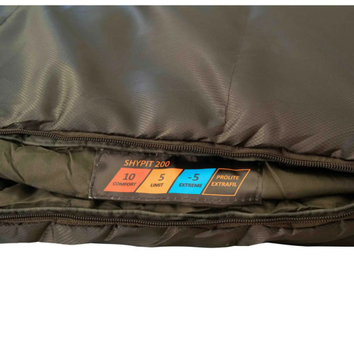 Спальный мешок Tramp Shypit 200XL одеяло с капюшоном правый olive 220/100 UTRS-059L