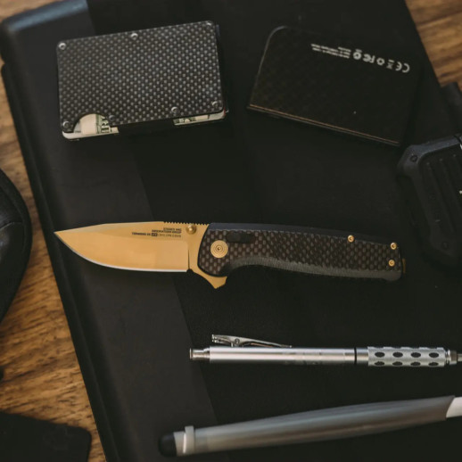 Нож Terminus XR LTE Carbon/Gold (SOG TM1033-BX)