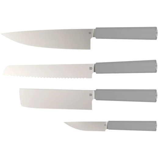Набор кухонных ножей Butterfork Purest Set Light Grey