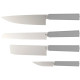 Набор кухонных ножей Butterfork Purest Set Light Grey